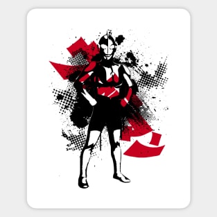 ULTRAMAN - Trash polka Sticker